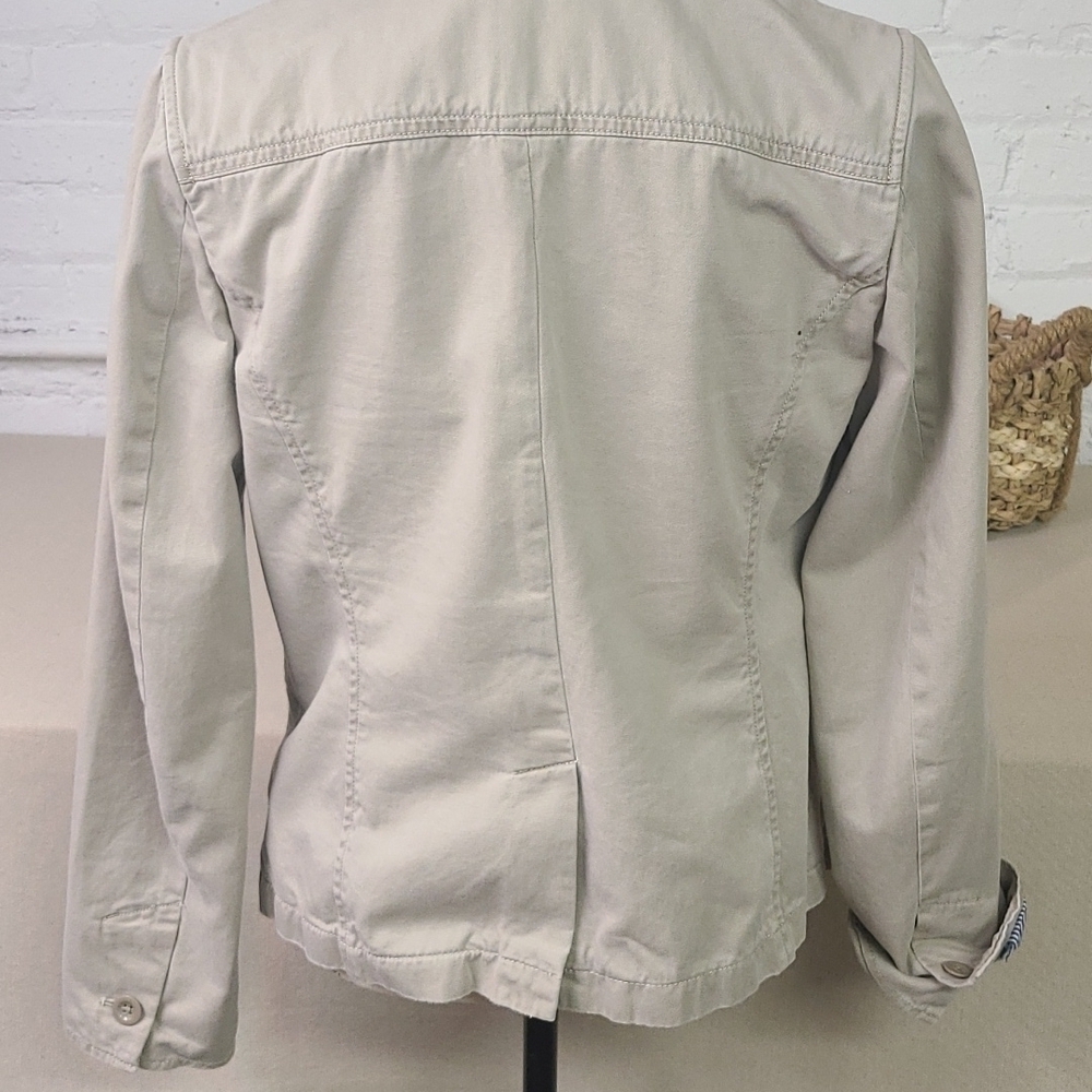 EDDIE BAUER KHAKI Jacket Size 8 - Picture 5 of 9